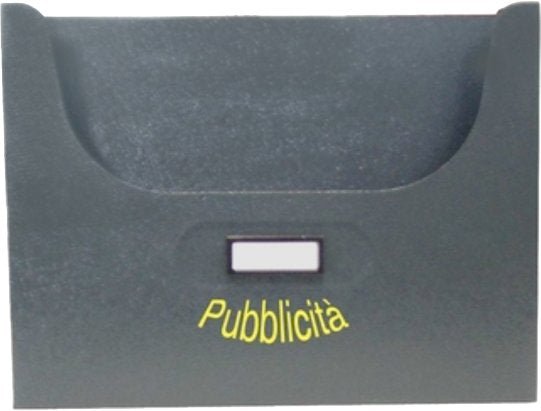 Cassetta porta pubblicita mm 340x50x260h - antracite - HD casa