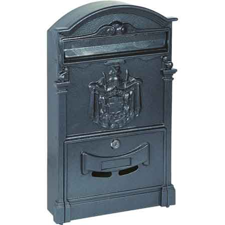 Cassetta postale in alluminio Reale Cardinale 255x85x405h cm - colore grigio - HD casa