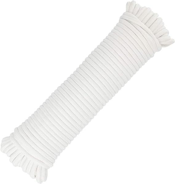 Cavetto stendibiancheria bianco matassa Ø 5 mm - 20 mt - HD casa