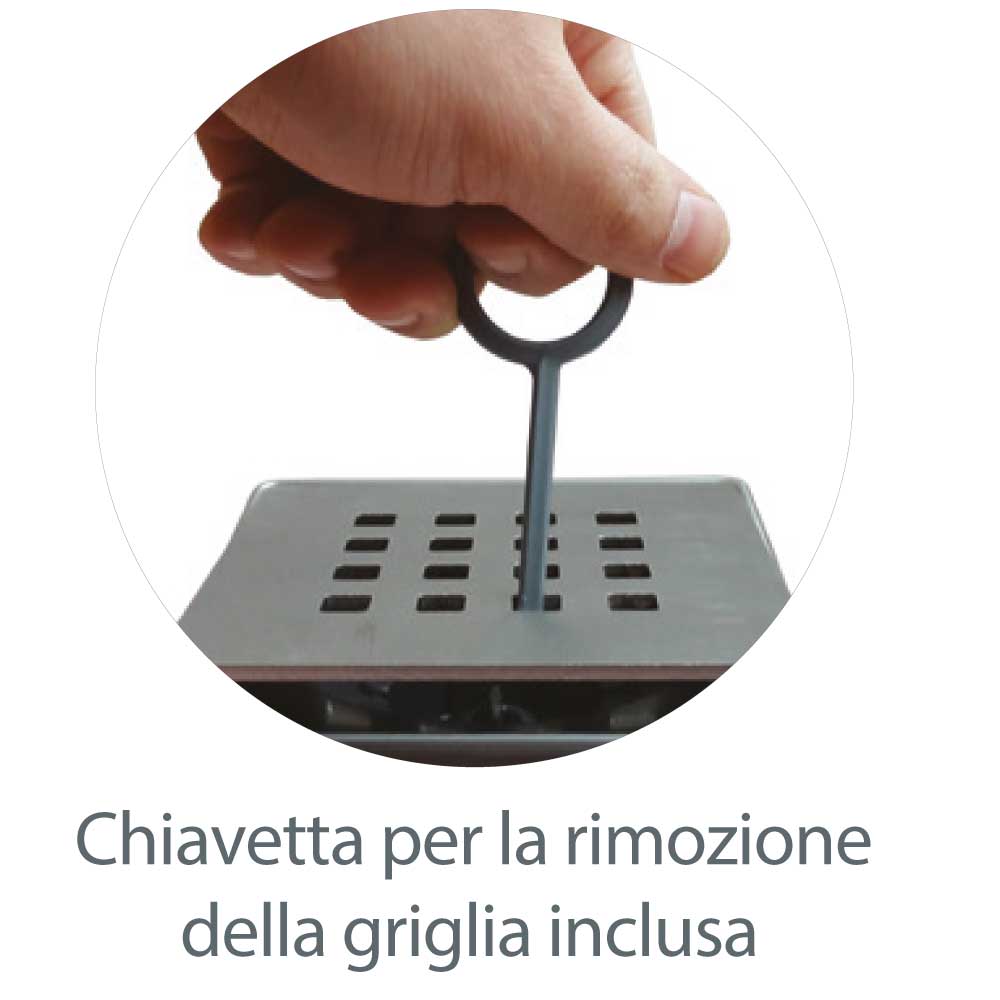 Chiusino 10x10 per doccia a pavimento + guaina 1mq — Stamplast - HD casa