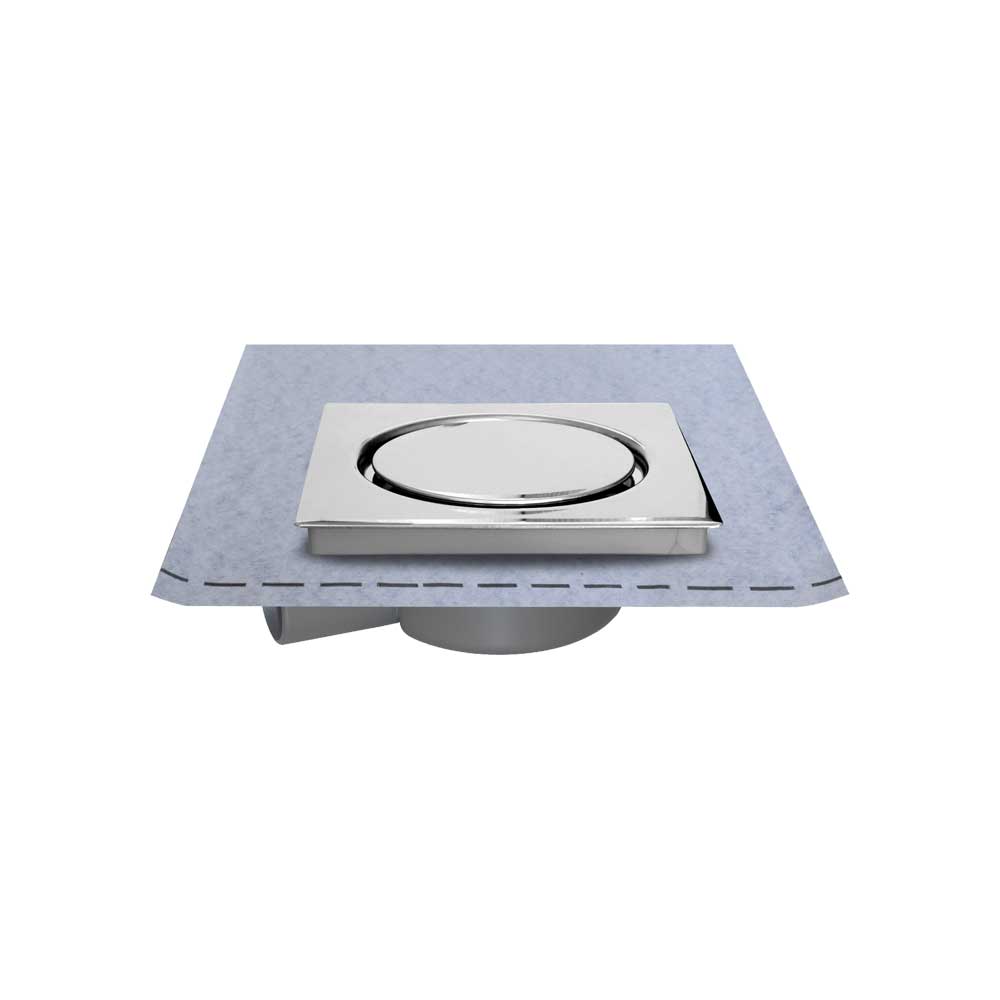 Chiusino 15x15 con piletta avvitabile per doccia a pavimento + guaina 1mq — Stamplast - HD casa