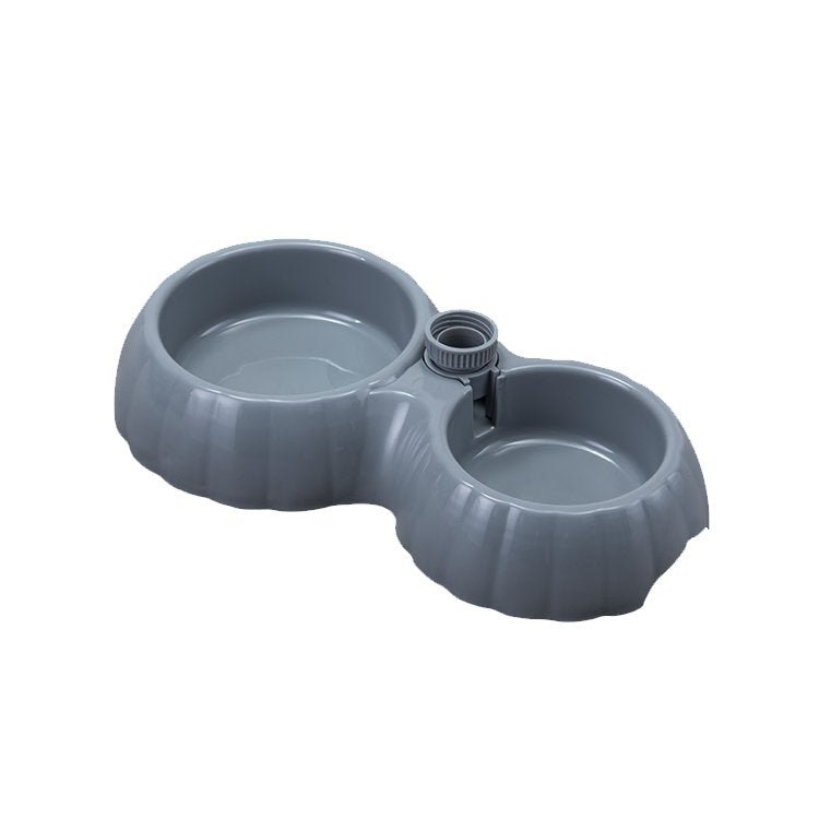 Ciotola doppia con distributore acqua Cardinale 31,5x18x6,6h cm - HD casa