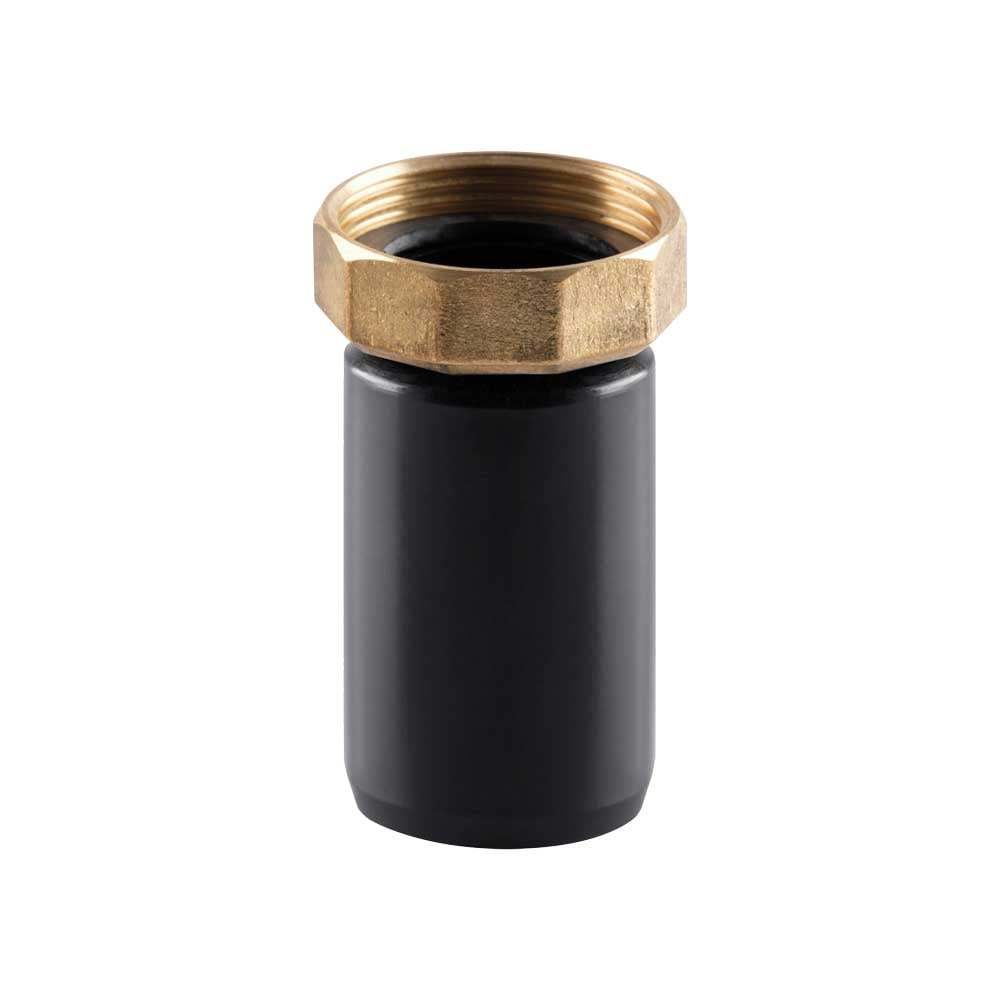 Codolo diritto a saldare in pehd con ghiera in ottone 1"1/2 x Ø40 mm — MADE IN Italy - HD casa