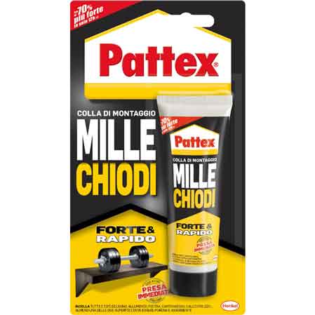 Colla di montaggio Millechiodi 250 gr - in tubo — Pattex - HD casa