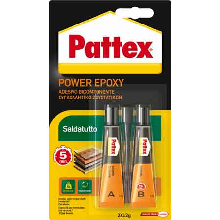 Colla power epoxy saldatutto 24 gr — Pattex - HD casa