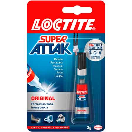 Colla super attak original 3 gr — Loctite - HD casa