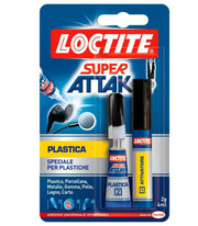 Colla super attak plastica 2 gr + 4 ml — Loctite - HD casa
