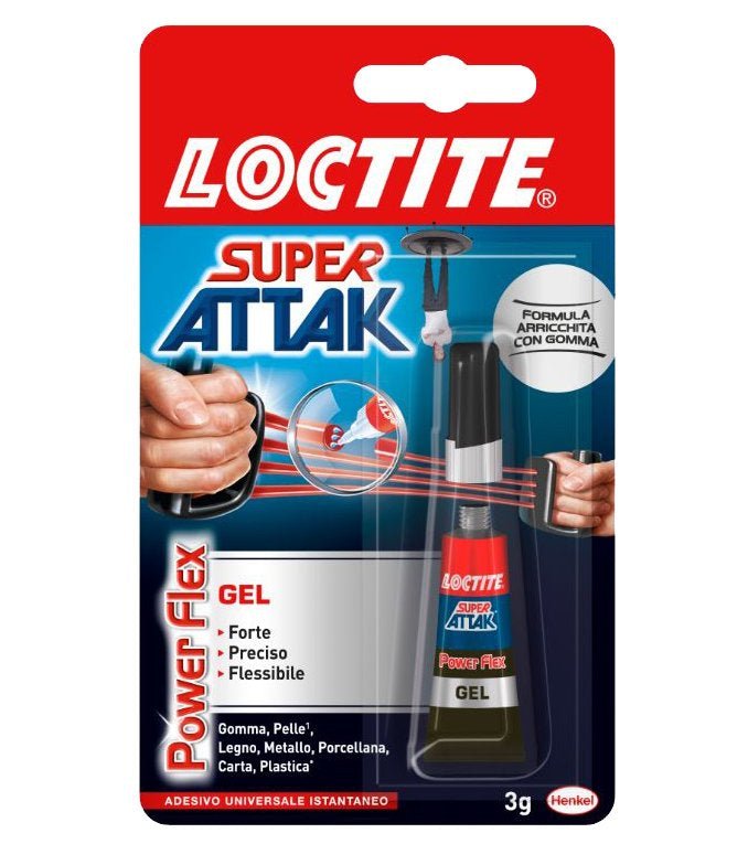 Colla super attak power flex 3 gr — Loctite - HD casa