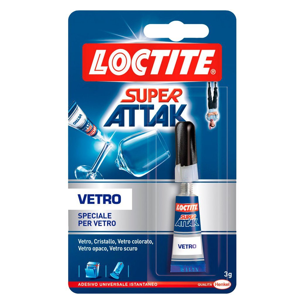 Colla super attak vetro 3 gr — Loctite - HD casa