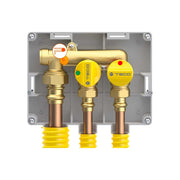 Collettore gas multi-intercettazione due vie k 2.2 TECO 1" x 3/4" - DN20 - HD casa