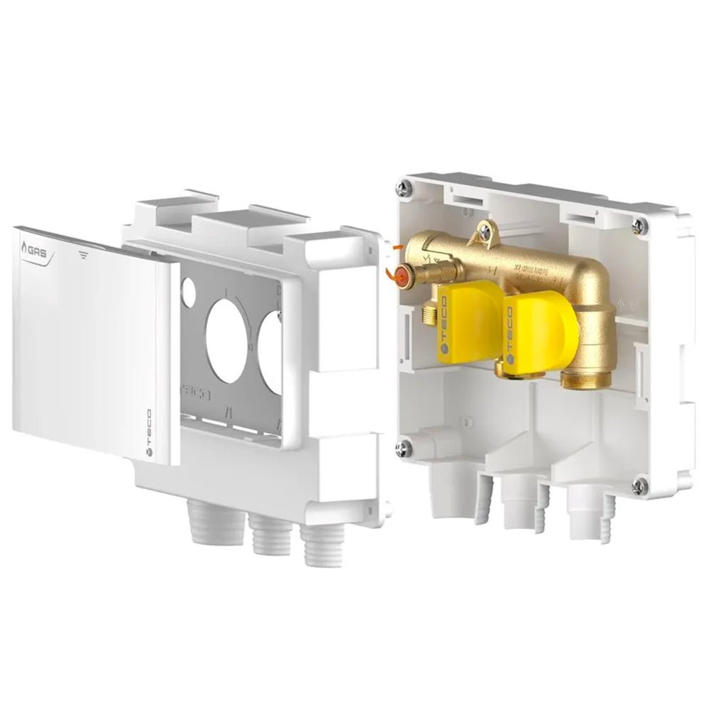 Collettore gas multi-intercettazione due vie k 2.2 TECO 1" x 3/4" - DN20 - HD casa