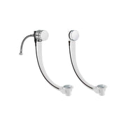 Colonna di scarico vasca in polipropilene c/erogazione 45-55 cm — CGS - HD casa