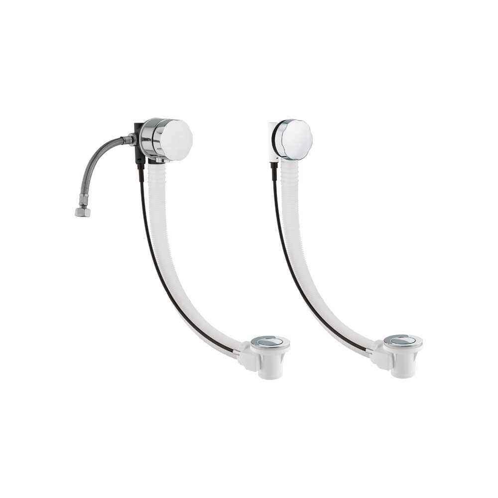 Colonna di scarico vasca in polipropilene normale 45-55 cm — CGS - HD casa