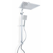 Colonna doccia con deviatore a due vie ZEUS acciaio inox con soffione e doccetta - HD casa