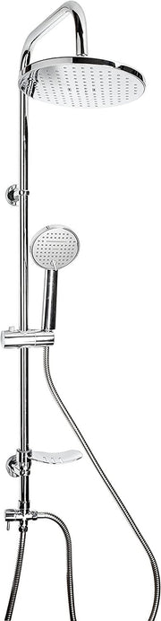 Colonna Doccia HORIZON in acciaio cromato e ABS anticalcare metaform - HD casa