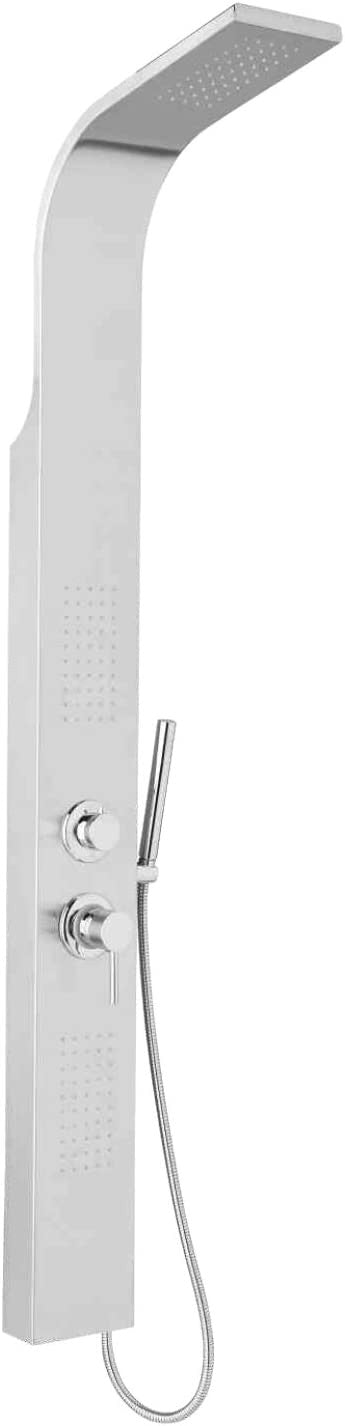 Colonna Doccia Modello Loira In Acciaio Inox multifunzione Metaform - HD casa