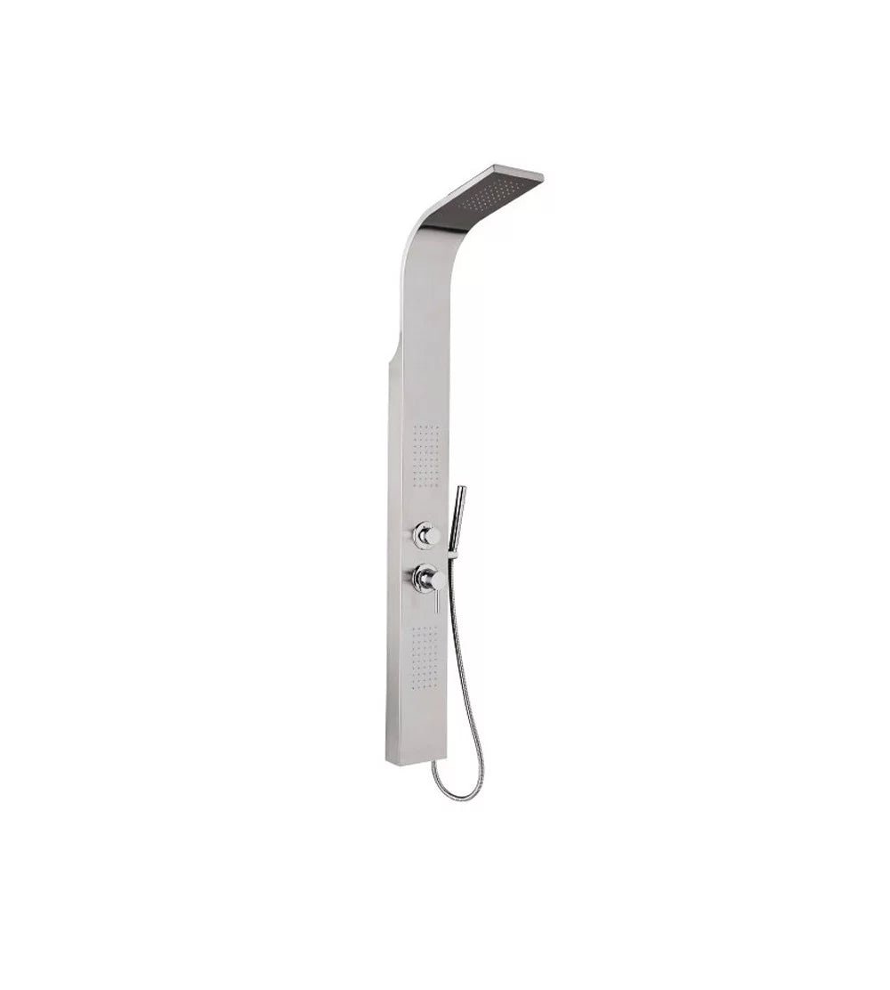 Colonna Doccia Modello Loira In Acciaio Inox multifunzione Metaform - HD casa