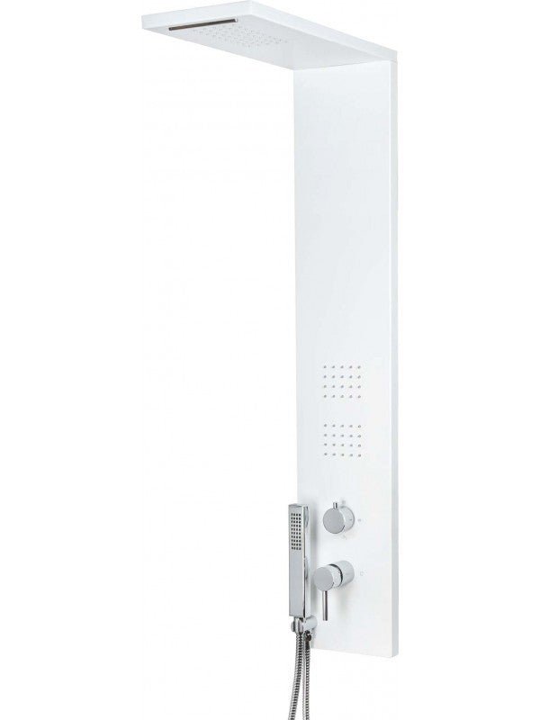 Colonna Doccia Pannello Bianco Opaco 4 Funzioni mod.Trend metaform - HD casa