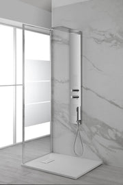 Colonna doccia slim cromo con 3 funzioni selezionabili - HD casa