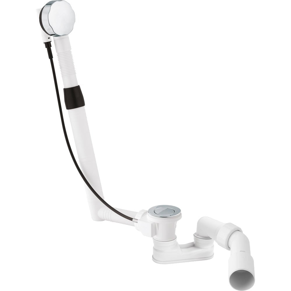 Colonna scarico vasca + sifone ribassato preassemblato normale 45-55 cm — CGS - HD casa