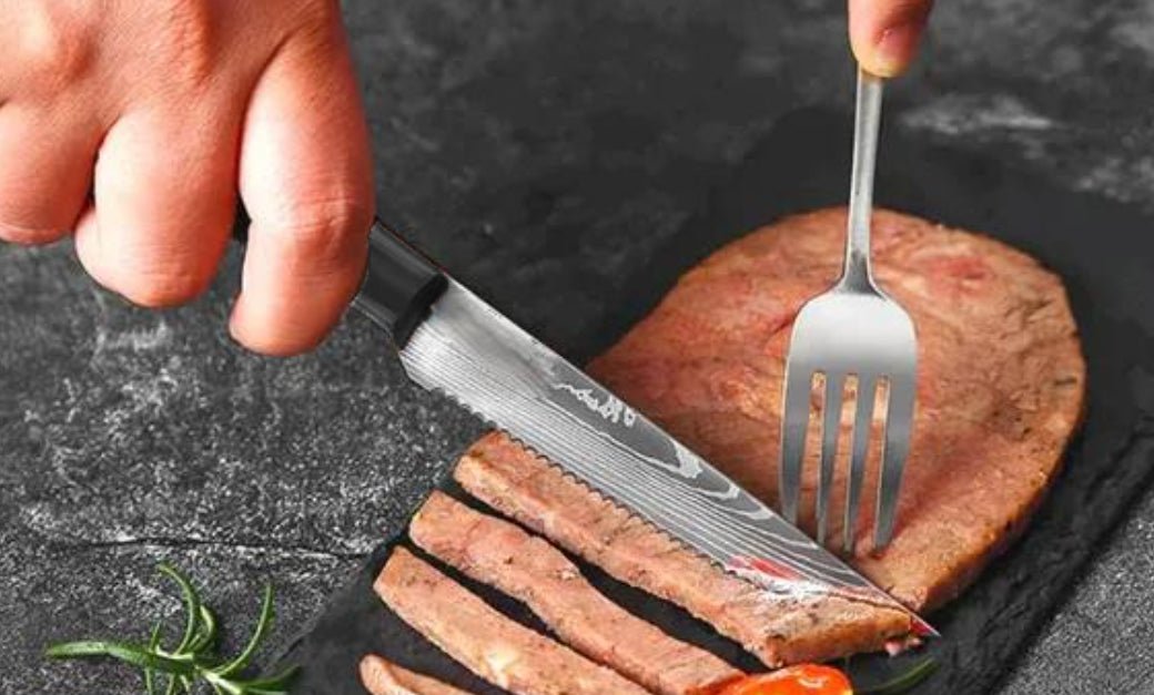 Coltelli da bistecca lama 11 cm - blister 6 pezzi — DE LUCA Coltellerie - HD casa