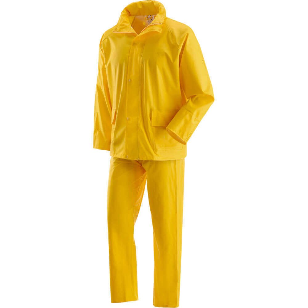Completo giacca e pantalone impermeabile 390 gr tg. l - colore verde - HD casa
