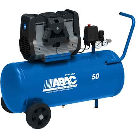 Compressore silenziato os super silent ABAC 24 lt - HD casa