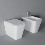 Coppia Di Sanitari Filo Parete Bianco Lucido Alice Ceramica - HIDE SQUARE - HD casa