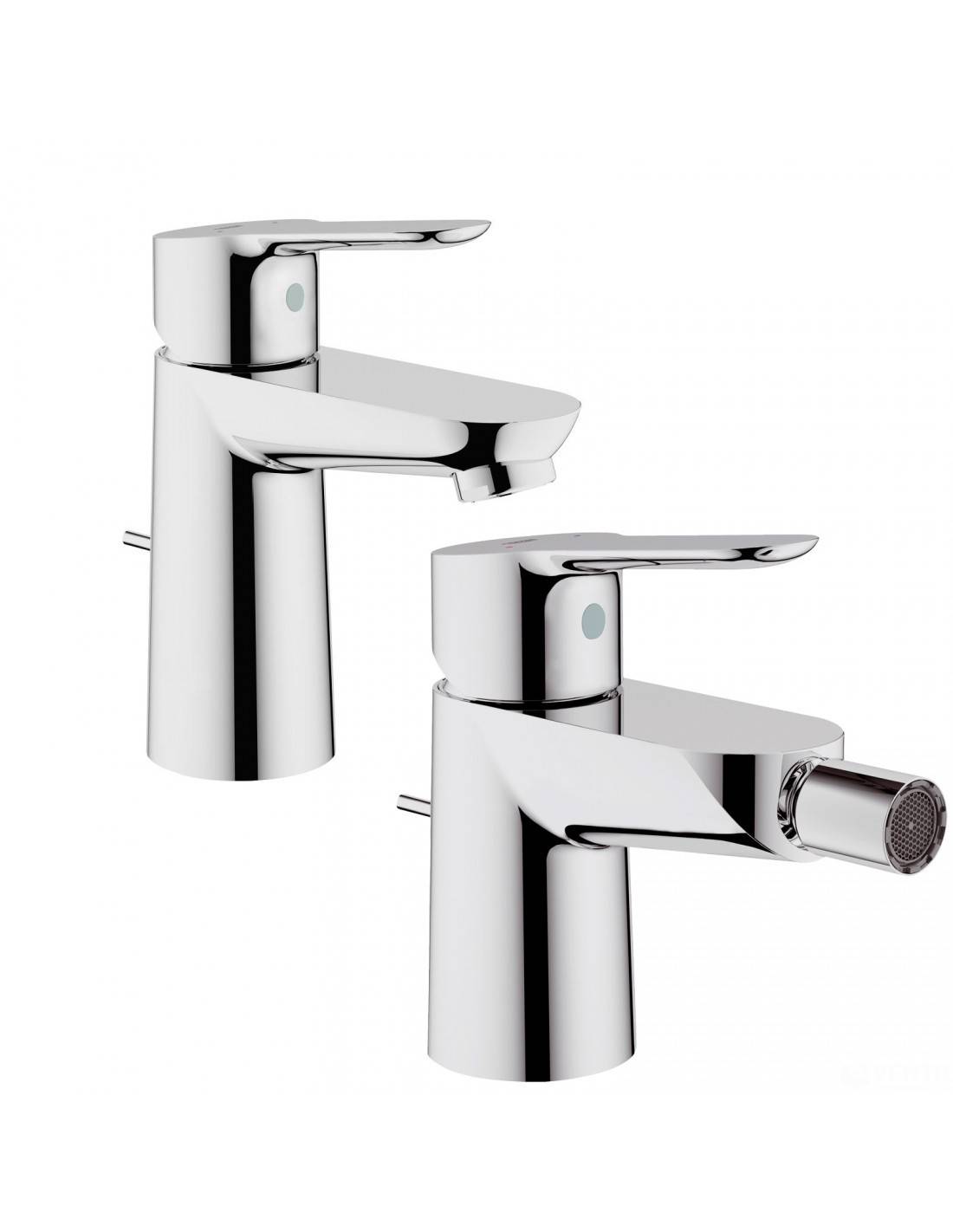 Coppia miscelatori Grohe lavabo+bidet modello Bauedge in ottone - HD casa