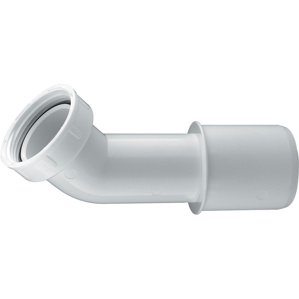 Curva per sifone vasca a 45° con terminale 1"1/2 x Ø40-50 — CGS - HD casa
