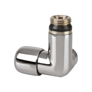 Detentore ad angolo DX Dafne cromo 1/2" - 24x1,5 — ICMA - HD casa