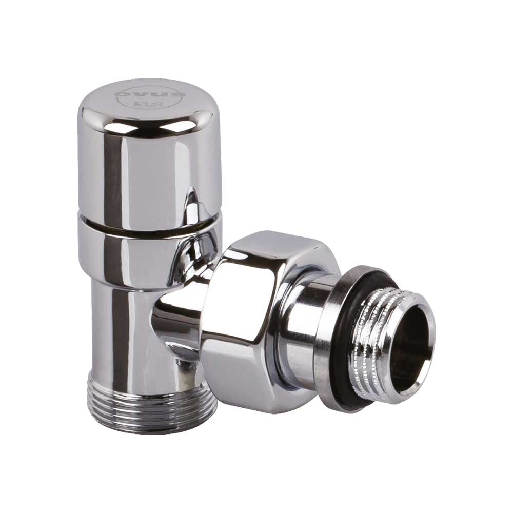 Detentore ad angolo serie ovus cromo 1/2" x 24/19 — SR - HD casa