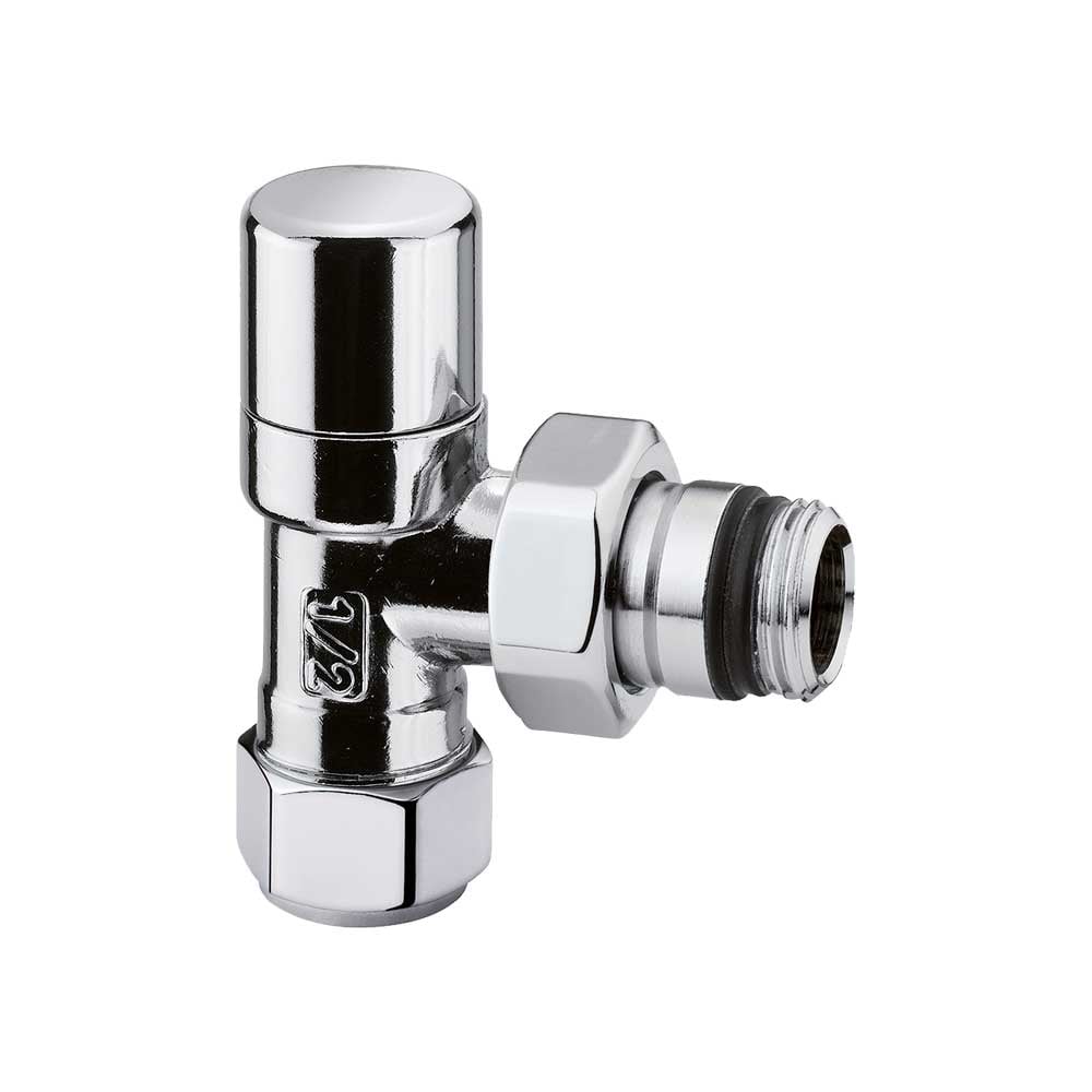 Detentore d'arredo a squadra cromo Arteclima 1/2" - 24x19 - HD casa