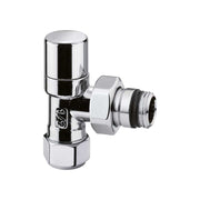 Detentore d'arredo a squadra cromo Arteclima 1/2" - 24x19 - HD casa