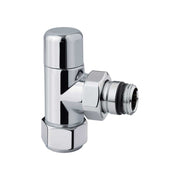 Detentore d'arredo a squadra high STYLE" cromo 1/2" - 24x19 — Arteclima - HD casa