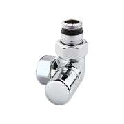Detentore d'arredo ad angolo DX cromo Arteclima 1/2" - 24x19 - HD casa