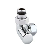 Detentore d'arredo ad angolo SX cromo Arteclima 1/2" - 24x19 - HD casa