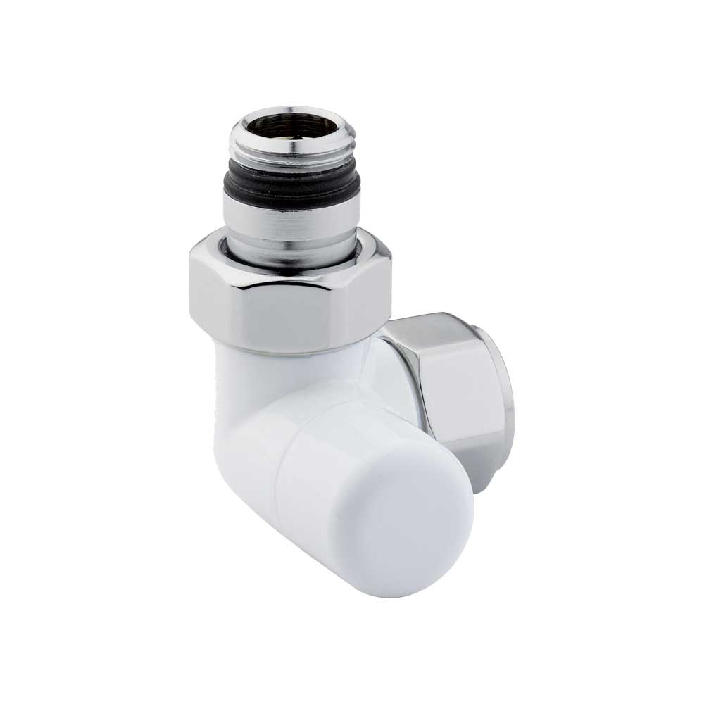 Detentore d'arredo ad angolo SX high STYLE" bianco 1/2" - 24x19 — Arteclima - HD casa