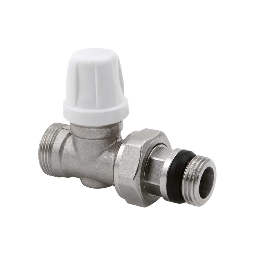 Detentore diritto micrometrico attacco rame, multistrato, PE-X Tulipano ICMA 1/2" x 1/2" - HD casa