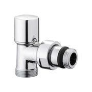 Detentore micrometrico a squadra attacco rame, multistrato e PE-X Aida cromo 3/8" - 24x1,5 — ICMA - HD casa