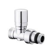 Detentore micrometrico diritto attacco rame, multistrato e PE-X Aida cromo 3/8" - 24x1,5 — ICMA - HD casa