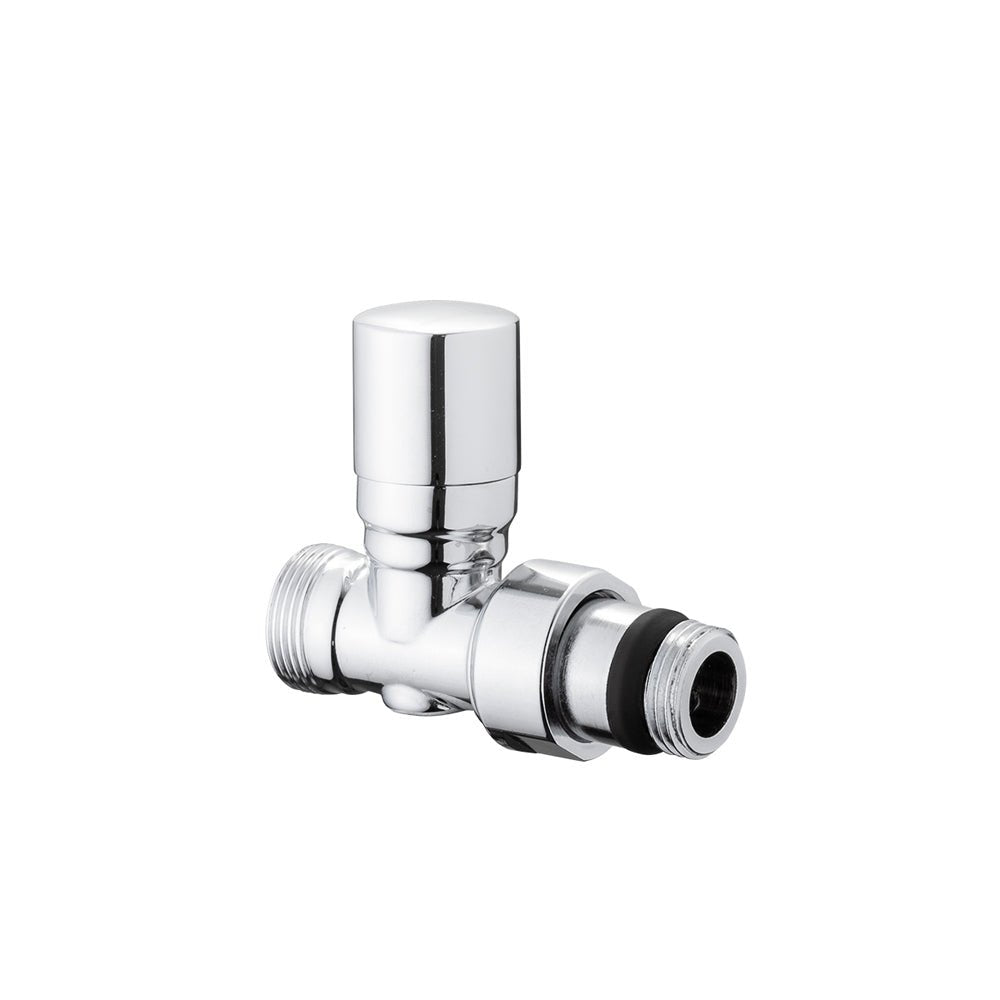 Detentore micrometrico diritto attacco rame, multistrato e PE-X Aida cromo 3/8" - 24x1,5 — ICMA - HD casa