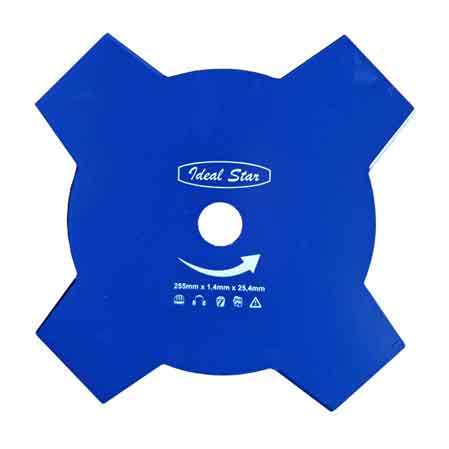 Disco per decespugliatore 4 denti Ø 255x1,4 mm — Cardinale - HD casa