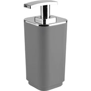 Dosasapone d' appoggio GEDY linea Seventy in resina colore Grigio - HD casa
