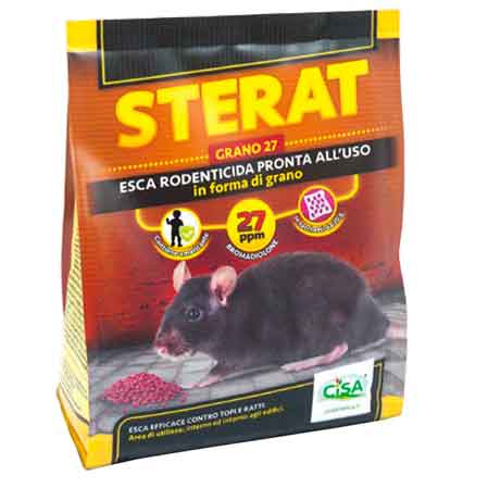 Esca topicida in grano Sterat 140 gr — CISA Adriatica - HD casa