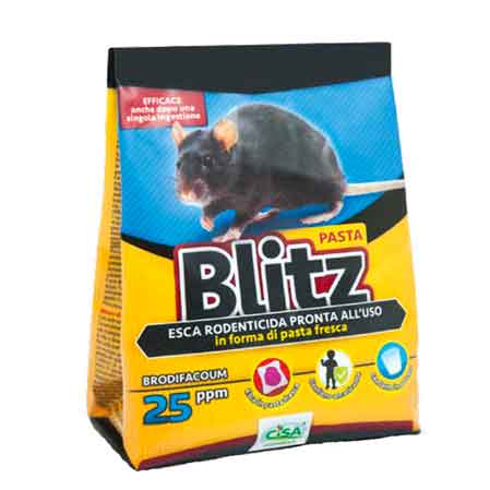 Esca topicida in pasta rossa Blitz 150 gr — CISA Adriatica - HD casa