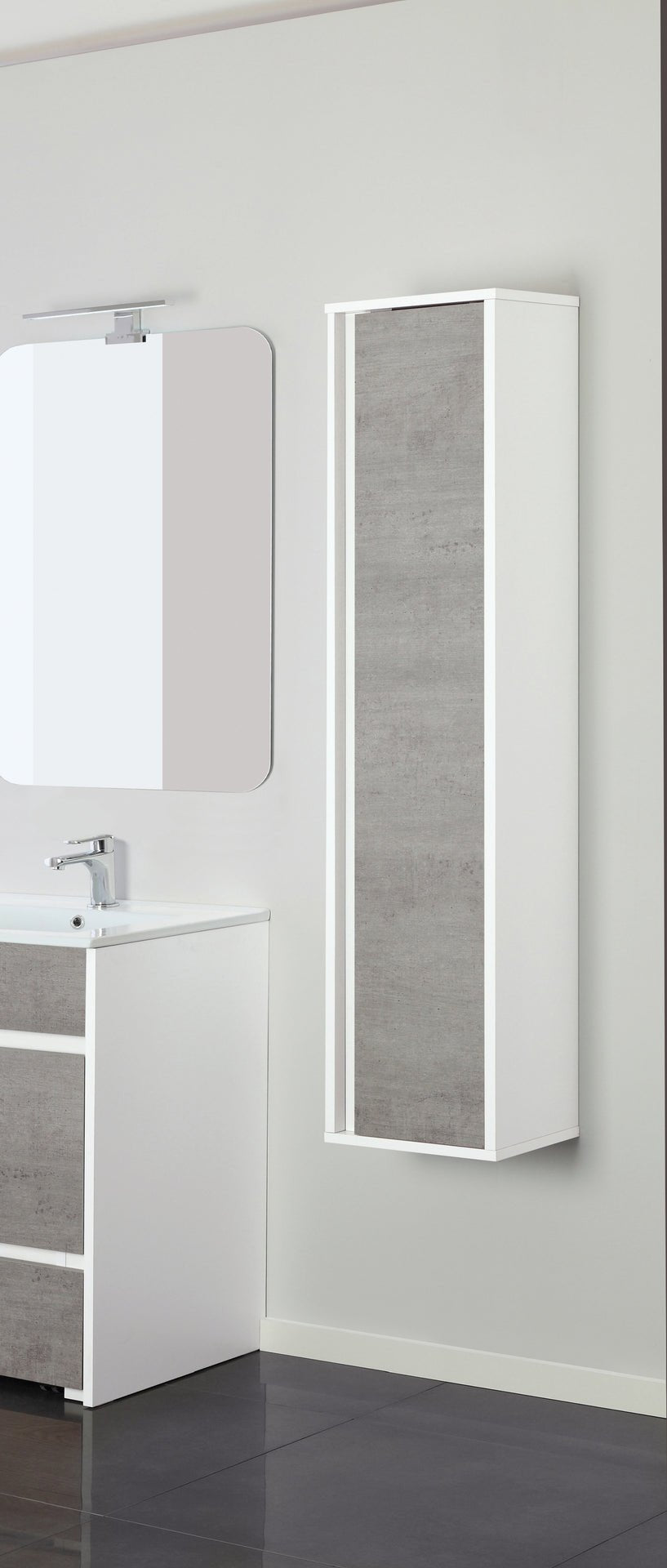 Fabula Pensile Portaoggetti sospeso in nobilitato 150 cm 1 anta con Chiusura Slow Motion - HD casa