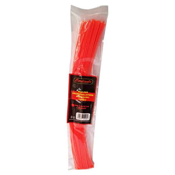 Filo per decespugliatore tondo a spezzoni Cardinale Ø 4,0 mm x 38 cm - confezione 25 pezzi - HD casa