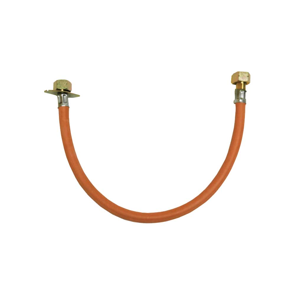 Flessibile gas in gomma orange per centralina 50 cm - HD casa