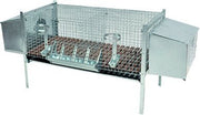 Gabbia per conigli due fattrici cm 100x50x70h - HD casa